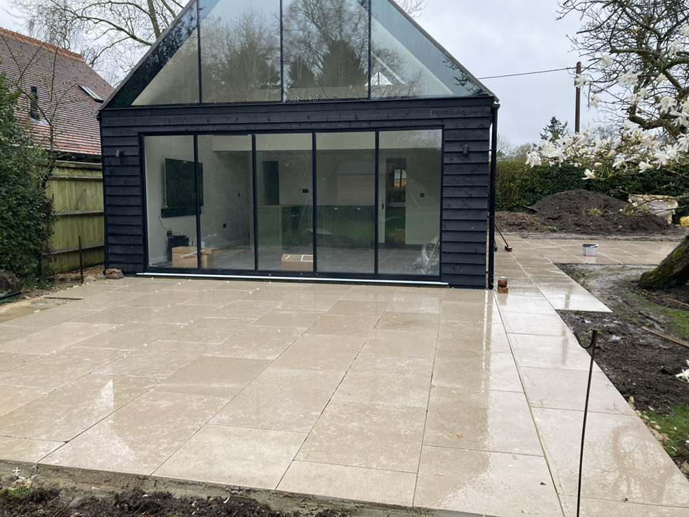 IMG_ - Indian Sandstone Patio Installation