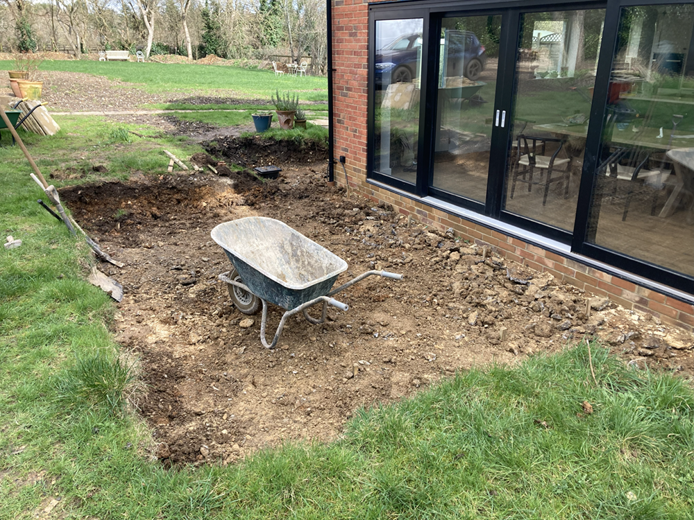 IMG_ - Raised Multi-Level Patio with Timber Borders